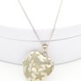 Stars Motif Heart Sterling Silver Locket On 925 Italian Chain Image 6