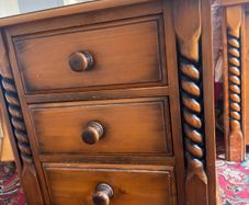 wooden bed side draw