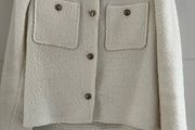 Massimo Dutti cream jacket (S)