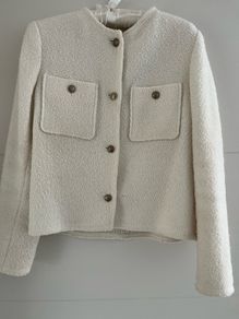 Massimo Dutti cream jacket (S)