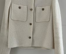 Massimo Dutti cream jacket (S)