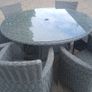 Rattan Table and chairs Image 4