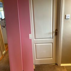 Free pink doors for IKEA wardrobe 192 cm x 30 cm