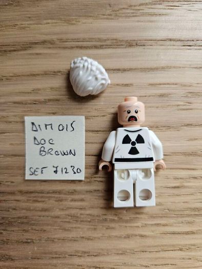 lego dim015 doc brown, set 71230