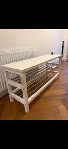 IKEA TJUSIG bench with shoe storage