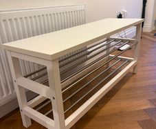 IKEA TJUSIG bench with shoe storage