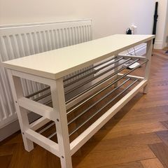 IKEA TJUSIG bench with shoe storage