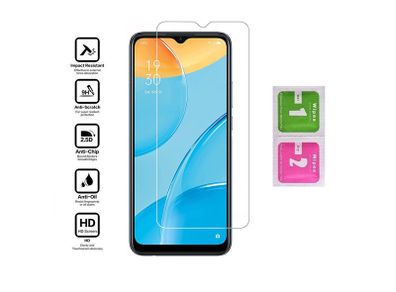 For Oppo A54s Tempered Glass Screen Protector Saver Cover Case Friendly New - FHT01OPPTEM