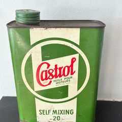 Vintage Castrol Self Mixing 2L Oil Tin