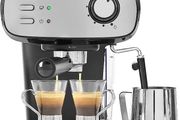 Barista Pro Espresso Machine, Cappuccino, Latte and Coffee Maker, 15-Bar Pressure Pump, Milk Frothing Wand, Removable Drip Tray (FREE SHIPPING)