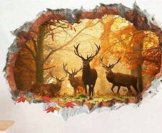 Wall Stickers Decal, House, Home Decor, Kitchen, Hall, Bedroom Decoration, Cafe Decoration