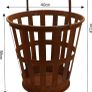 Metal Garden Fire Bucket Image 3