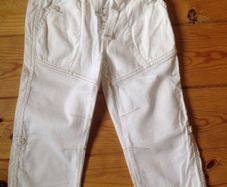Age 2-3 NEXT White Linen Trousers
