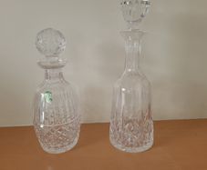 Waterford Glass Crystal Vintage Decanters with Stoppers