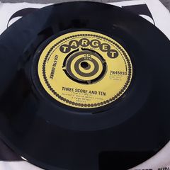 irish pressed single,  three scoreand ten
