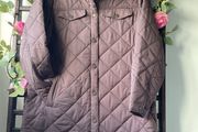 jacket fat face size 14 longline shacket burgundy/ plum shade