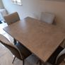 Grey table & 4 chairs Image 2