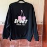 White Fox Oversized Sweatshirt - Size L/XL Image 6