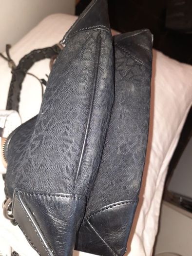 DKNY logo'd Black shoulder bag