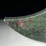 Rough Ruby Crecent - Corundum/Ruby Crystals, Metal Stand Image 3
