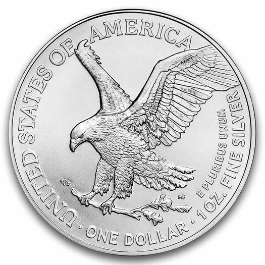 2026 USA 1 Dollar 1 oz Silver Bullion Coin - American Eagle BU (In Capsule)