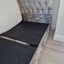 Small double bed and mattress Image 5