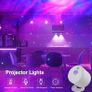 LED Star & Galaxy Projector with Remote Control, Adjustable Speed & Brightness Night Light, Aurora Lights for Adult Party Decoration Image 5
