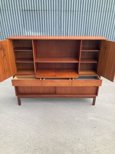 1960s Teak Highboard - Warehouse and Showroom Open Saturday 25th April 12 til 4pm Eircode R95T227