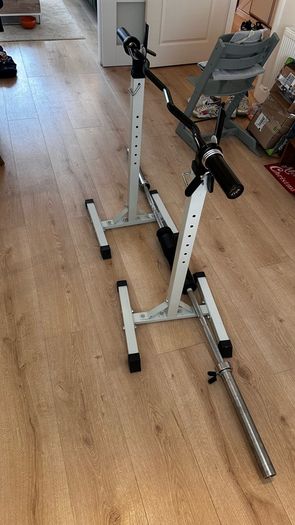 Weight bench + rack