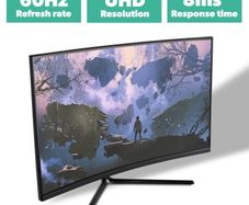 electriQ 32" 4K UHD HDR Curved Monitor