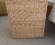 Free wicker laundry basket