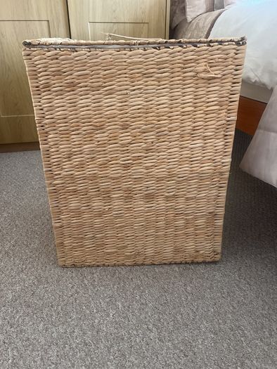 Free wicker laundry basket