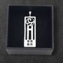 Vintage Abstract Geometric 925 Silver Pendant Image 2