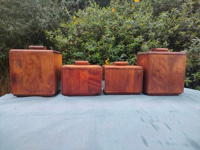 4x Baribo Bois kitchen caddies