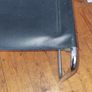 tubular steel chair in chrome and leather mid century genuine classic Image 7