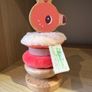 stacking toy textured flamingo Image 2