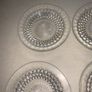Vintage glass plates x 6 Image 3