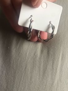 silver colour Earrings