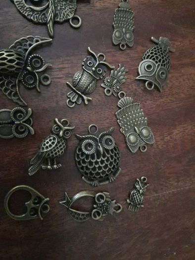 Collection of owl pendants