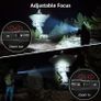 LED Torch, LE1000 Powerful Handheld Flashlight, Super Bright, Pocket Size, Lightweight, Suit for Camping, Cycling, Running, Dog Walking and More Outdoor Use, 6 AAA Batteries Included, Pack of 2 Image 7