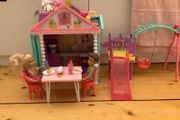 Barbie clubhouse and playground