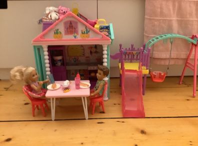 Barbie clubhouse and playground