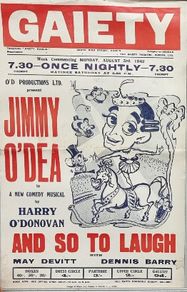 1942 - Original Gaiety Theatre Poster
