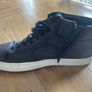 Mens leather trainers Image 7