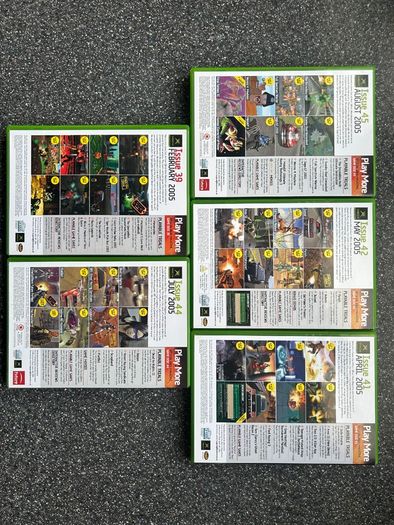 Official Xbox Magazine (OXM) Demo Disc Bundle - Issues 39, 41, 42, 44, 45