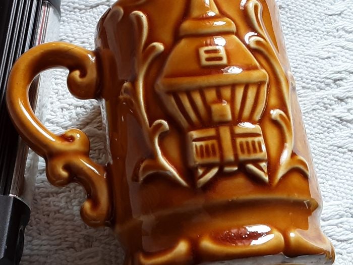 small brown Irish made mug