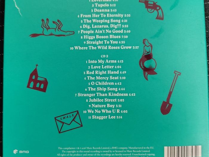 Nick Cave & The Bad Seeds - Lovely Creatures (The Best Of) 2xCD (2017) Alternative Rock, Post-Punk VG+