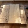 Chunky Solid Rustic Wood Shelves with Heavy Duty Steel Brackets Image 2