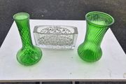 Vintage glass vases
