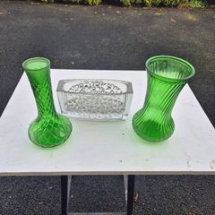 Vintage glass vases
